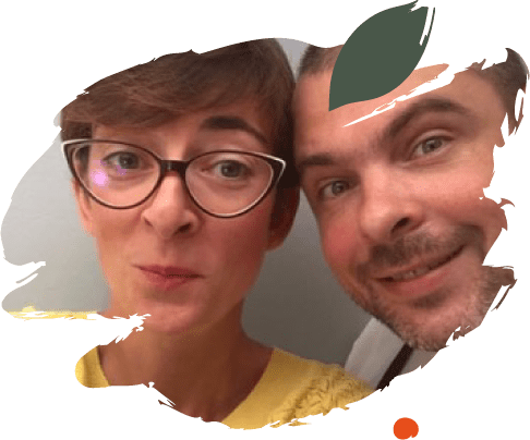 Antoine Hallier et Pamela Ceschuitti